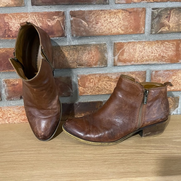Lucky Brand brown leather ankle boots - Picture 6 of 6